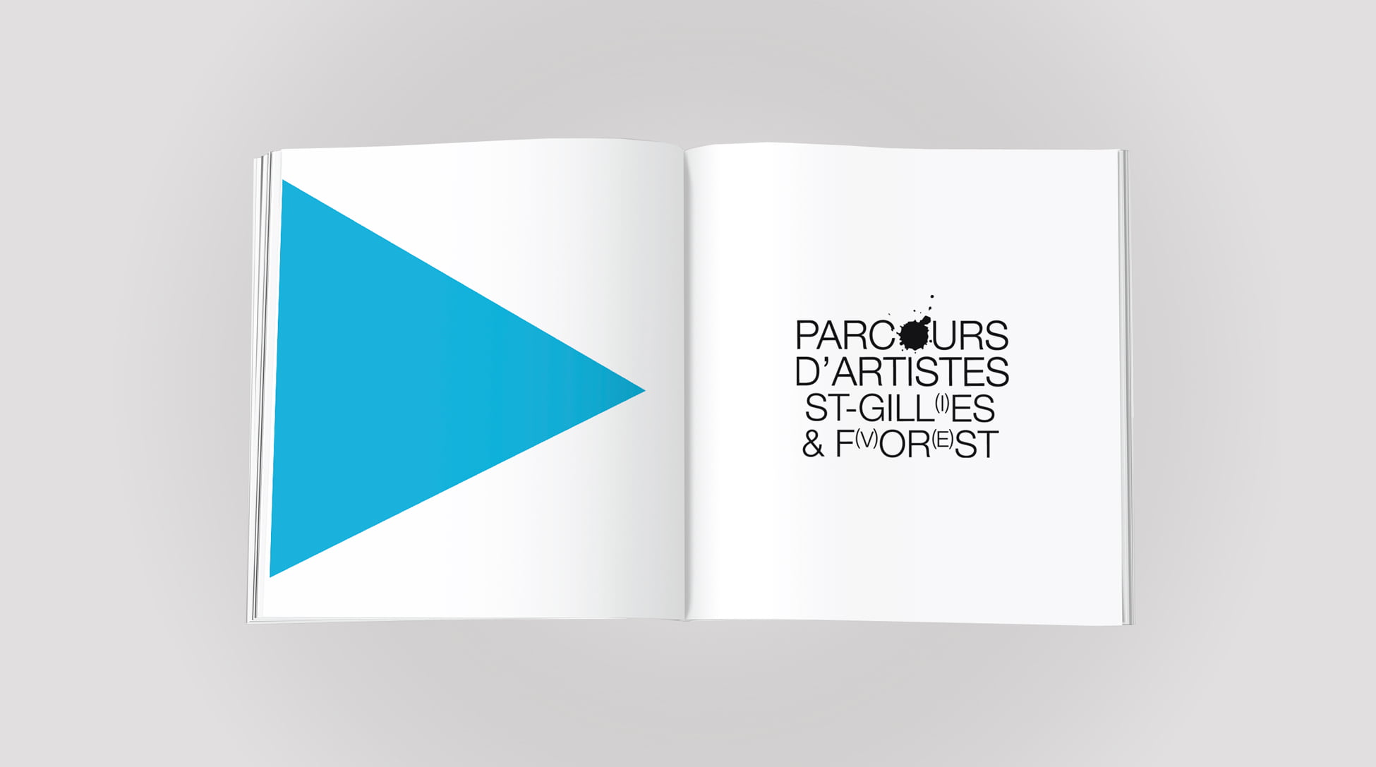 Graphisme Parcours d'Artistes - Catalogue intérieur- Piknik Graphic