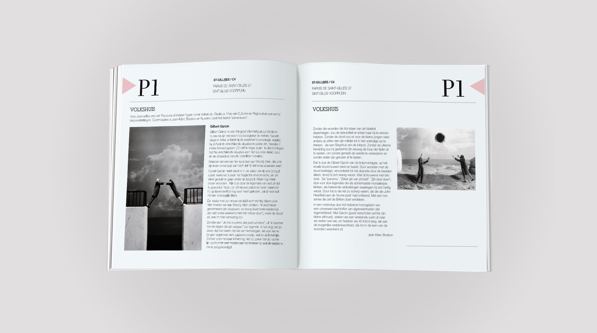 Graphisme Parcours d'Artistes - Catalogue intérieur- Piknik Graphic