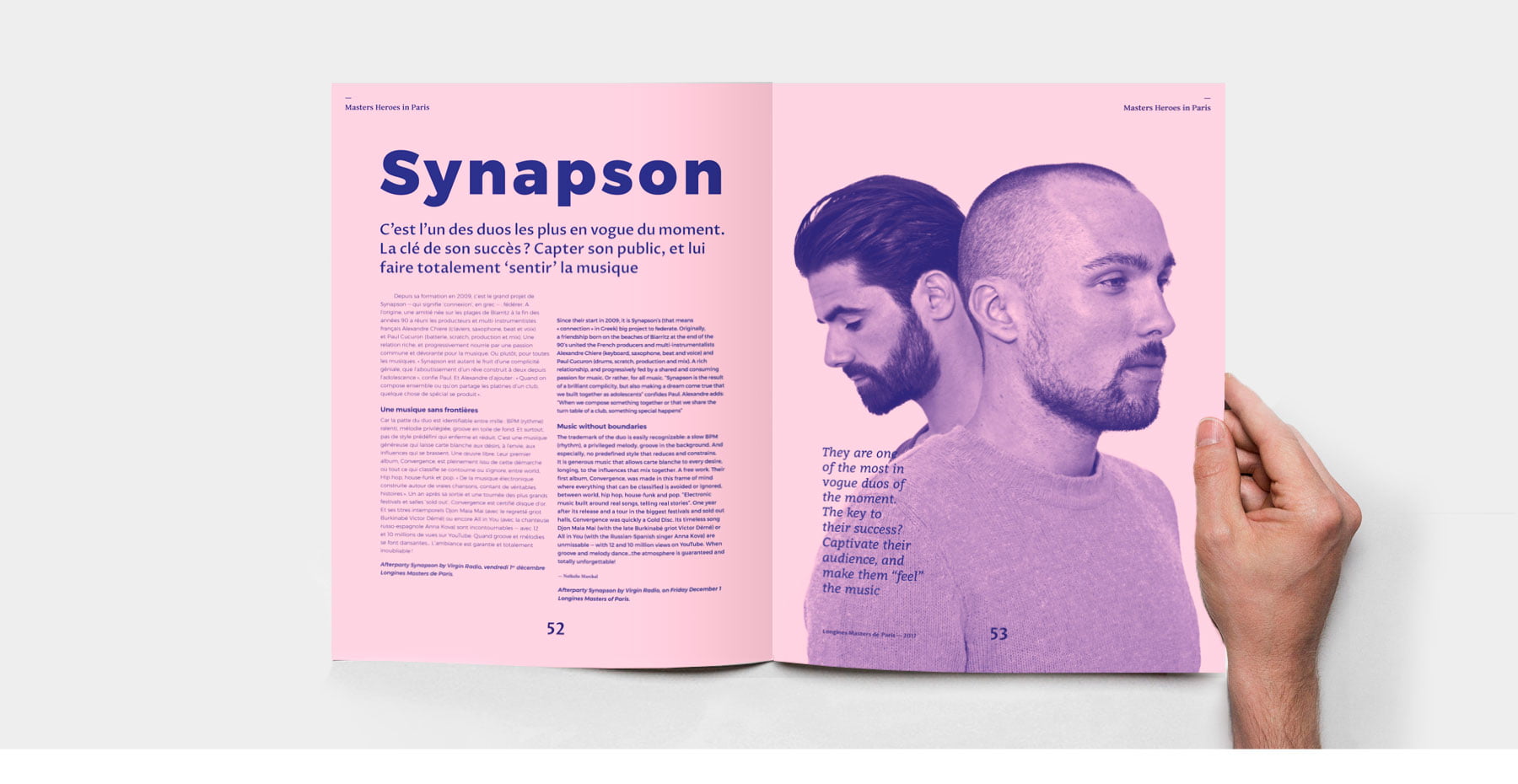 Longine Masters Magazine 2018- Synapson